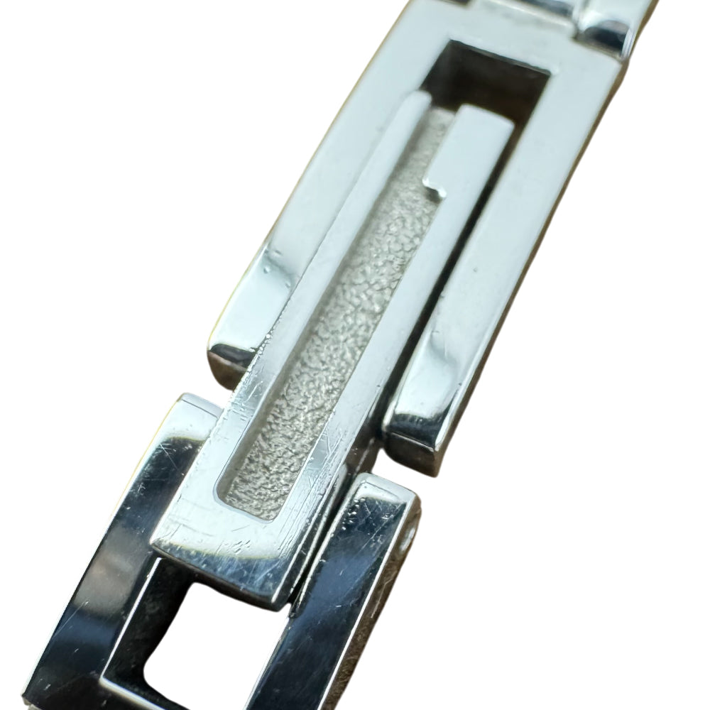 GUCCI Silver Black Dial Stainless Steel Watch LHQ1549