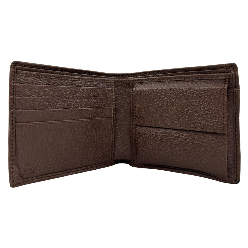 GUCCI GG Canvas Sherry Line Wallet LHQ1551