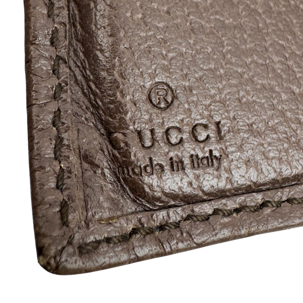 GUCCI GG Canvas Sherry Line Wallet LHQ1551