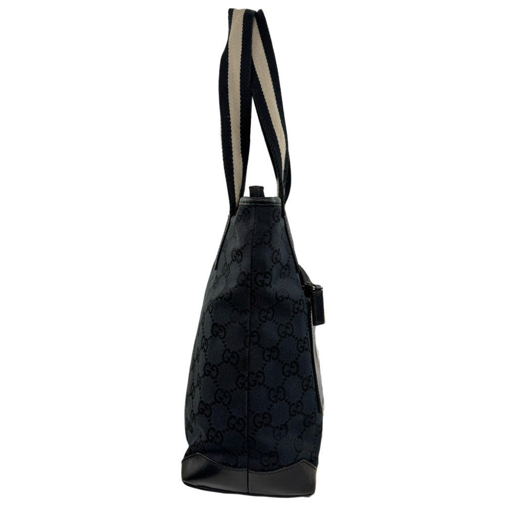 GUCCI GG Black Canvas Tote Bag LHQ1553