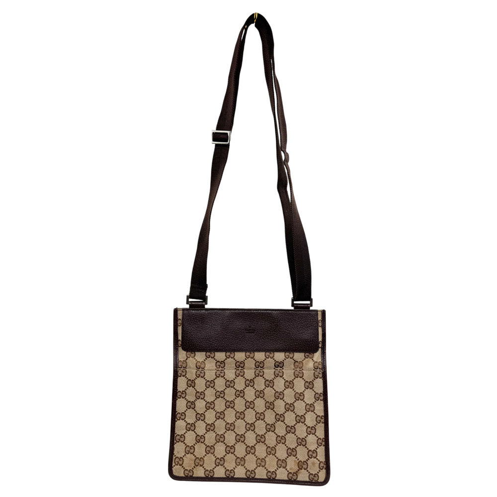 GUCCI GG Canvas Crossbody Shoulder Bag LHQ1558
