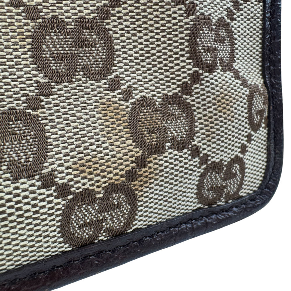 GUCCI GG Canvas Crossbody Shoulder Bag LHQ1558