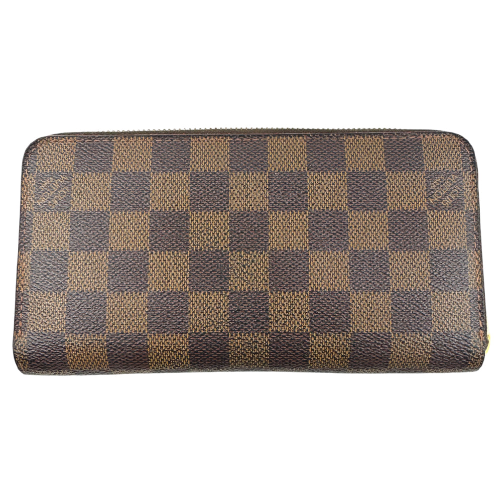 LOUIS VUITTON Damier Ebene Zippy Wallet Purse LHQ1563