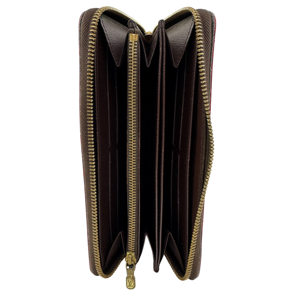 LOUIS VUITTON Damier Ebene Zippy Wallet Purse LHQ1563