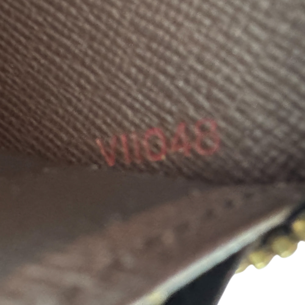 LOUIS VUITTON Damier Ebene Zippy Wallet Purse LHQ1563