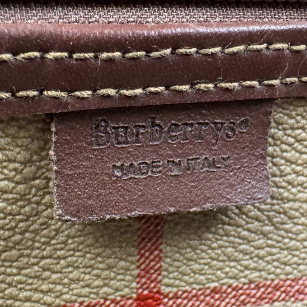 BURBERRY Nova Check Duffle/Boston Shoulder Bag LHQ1566