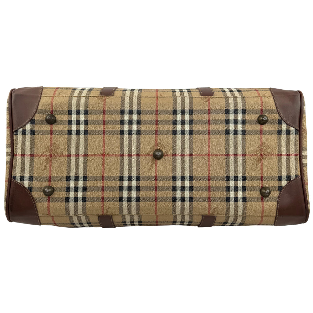 BURBERRY Nova Check Duffle/Boston Shoulder Bag LHQ1566