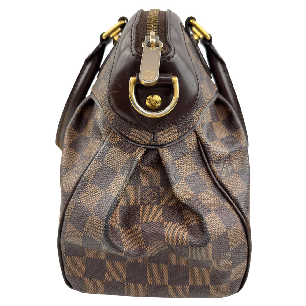 LOUIS VUITTON Trevi PM Damier Ebene Handbag Shoulder Bag LHQ1571
