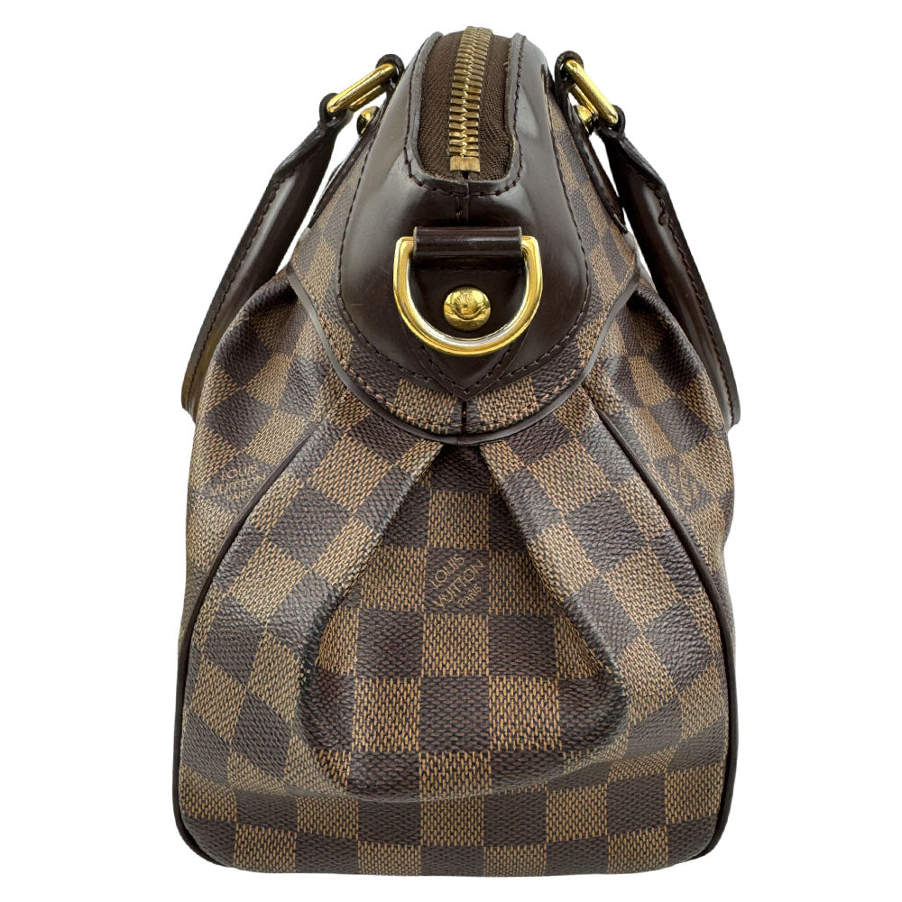 LOUIS VUITTON Trevi PM Damier Ebene Handbag Shoulder Bag LHQ1571