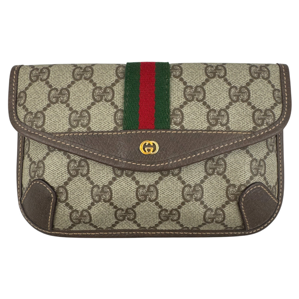 GUCCI GG Sherry Line Pouch Clutch Bag LHQ1578