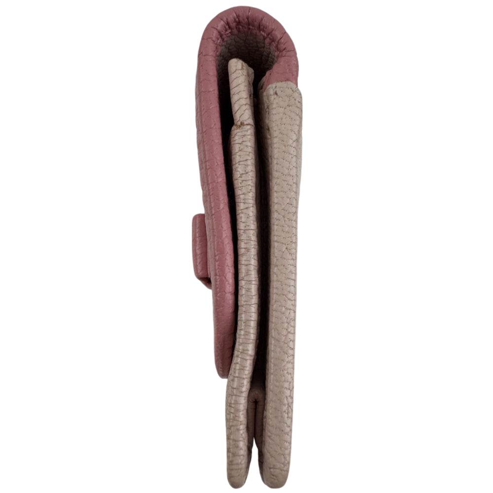 MIU MIU Pink Leather Flap Purse LHQ1579