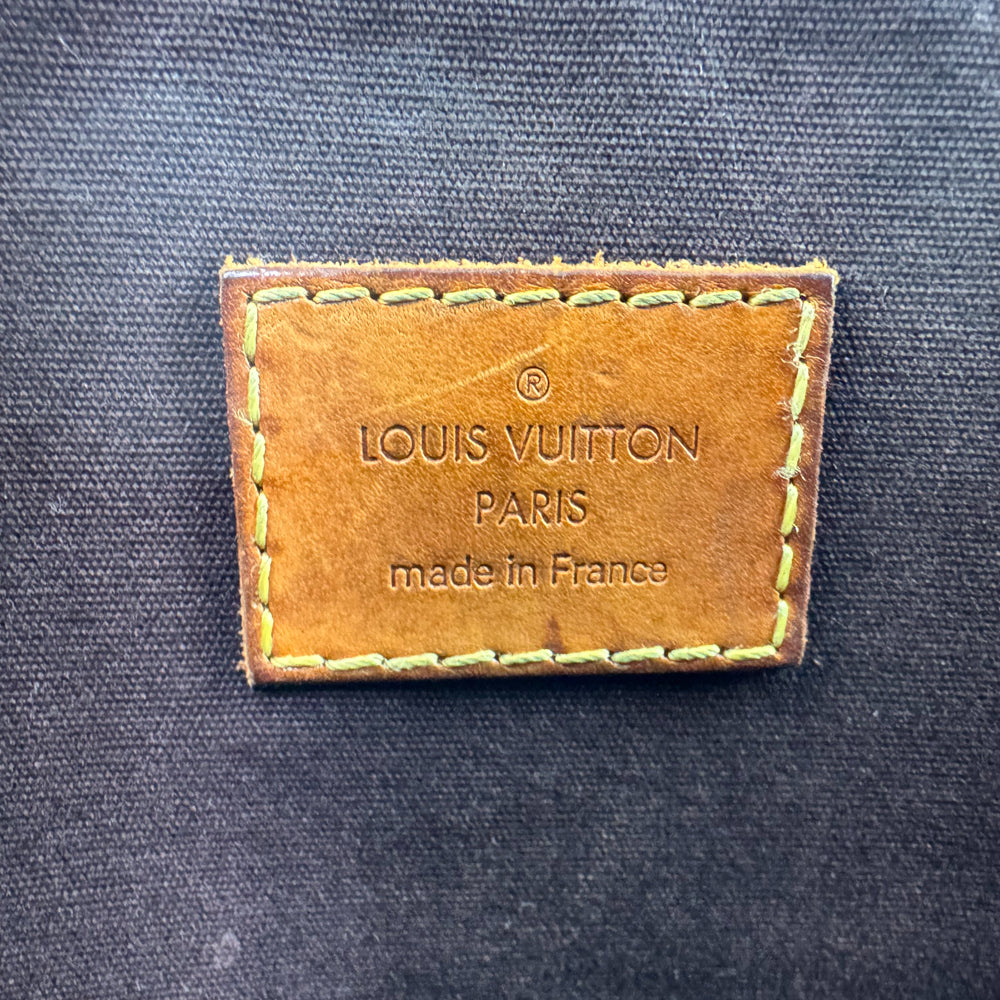 LOUIS VUITTON Burgundy Vernis Empreinte Monogram Bellevue Shoulder Bag LHQ1592