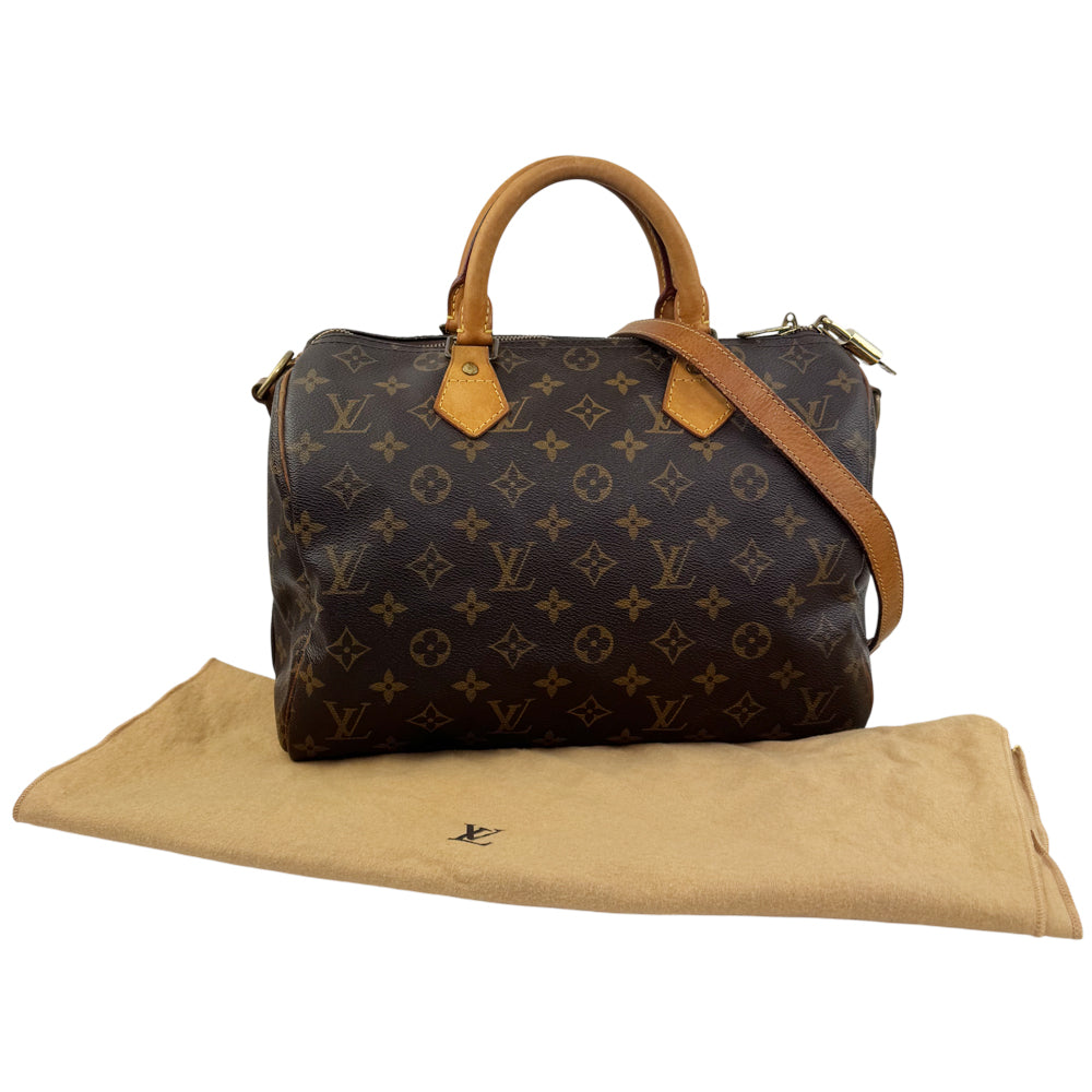LOUIS VUITTON Monogram Speedy 30 Bandouliere Monogram LHQ1593
