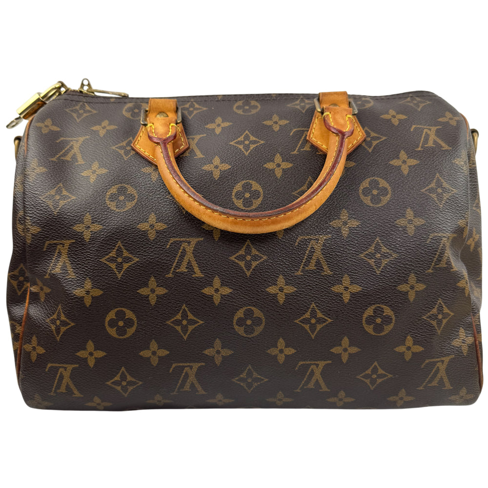 LOUIS VUITTON Monogram Speedy 30 Bandouliere Monogram LHQ1593