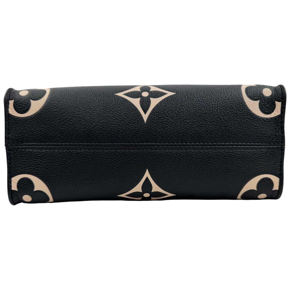 LOUIS VUITTON On The Go PM Empreinte Black Leather Monogram Shoulder Bag LHQ1595