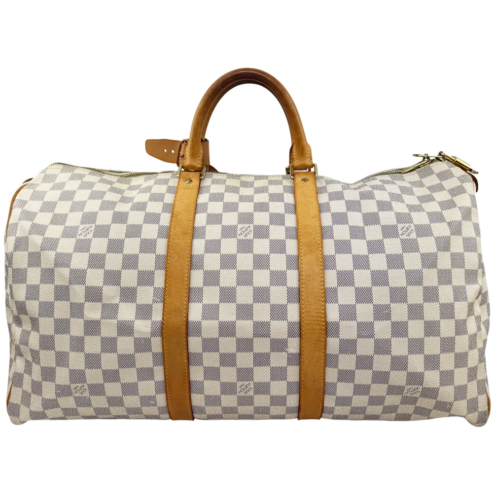 LOUIS VUITTON Keepall 50 Damier Azur LHQ1598
