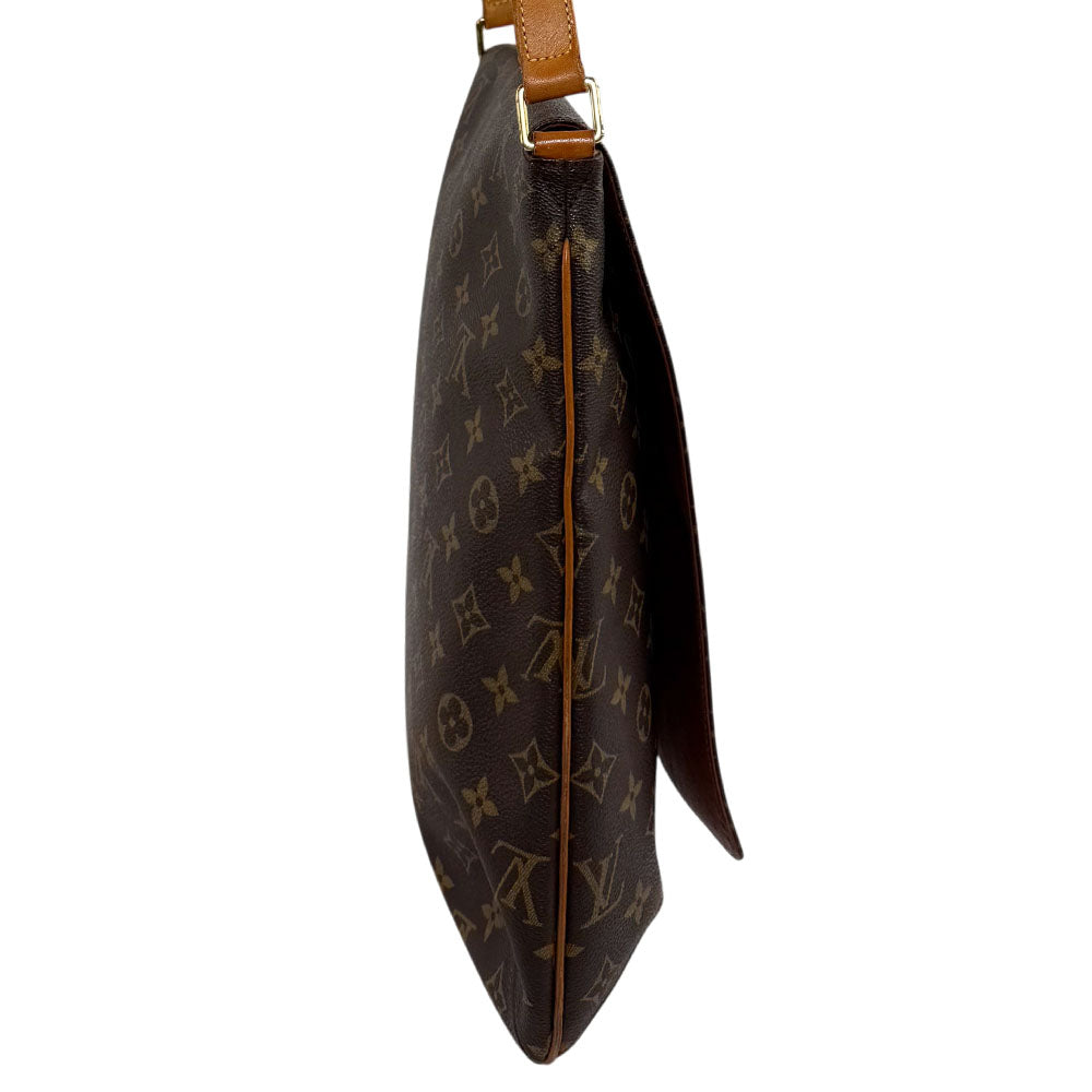 LOUIS VUITTON Musette Salsa GM Brown Monogram Shoulder Bag LHQ1599