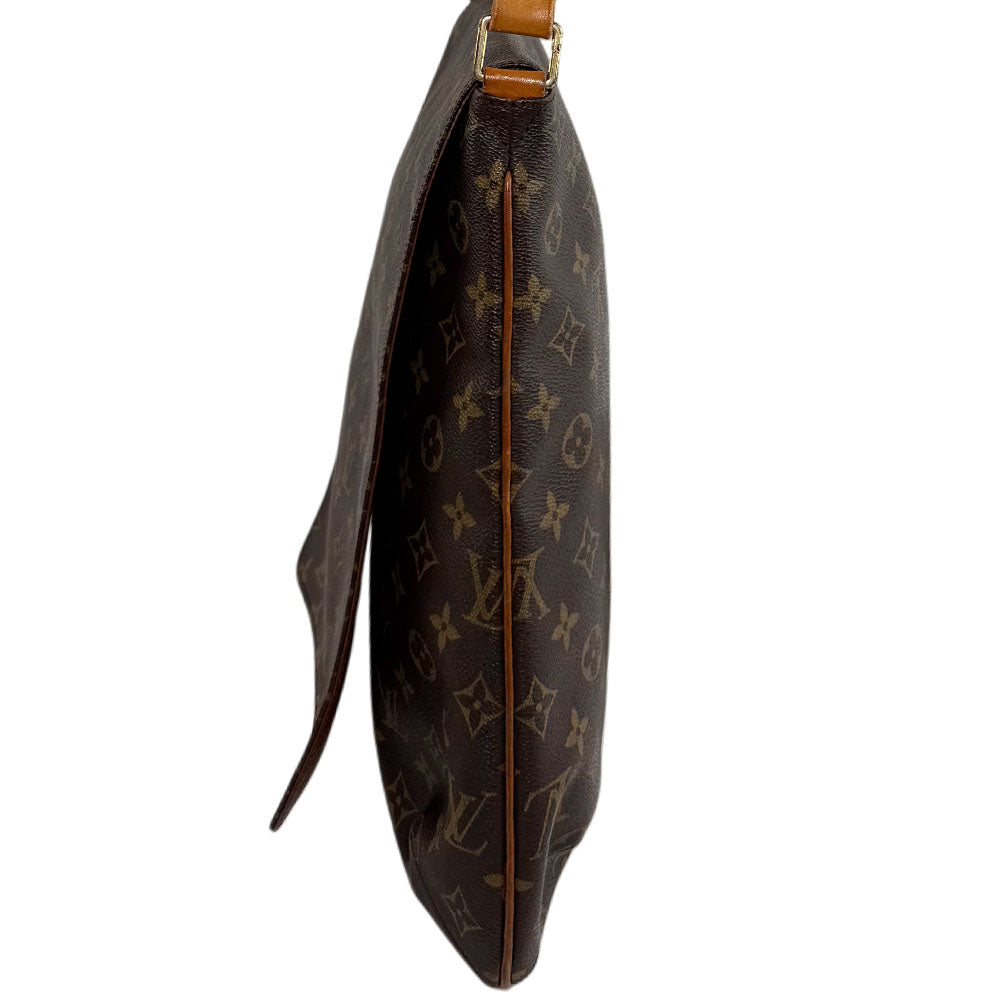LOUIS VUITTON Musette Salsa GM Brown Monogram Shoulder Bag LHQ1599
