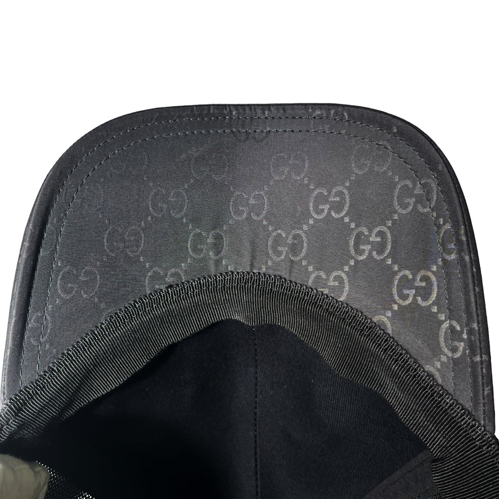 GUCCI GG Cappello a rete nero regolabile LHQ160