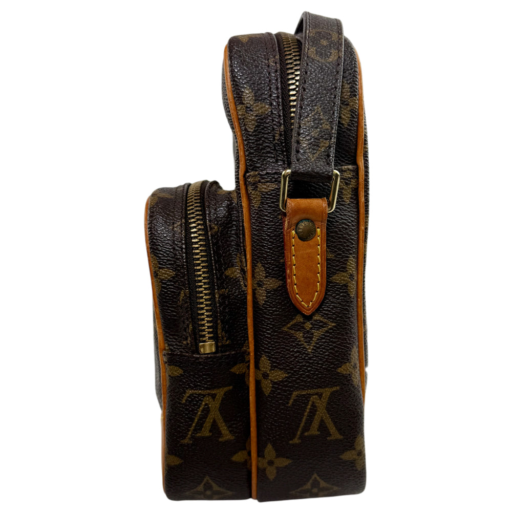 LOUIS VUITTON Amazon Brown Monogram Crossbody Shoulder Bag LHQ1600
