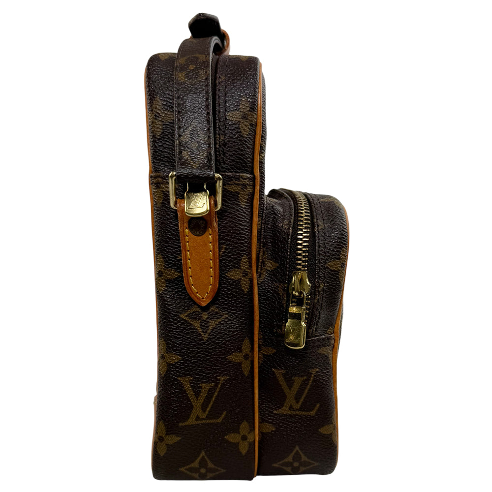 LOUIS VUITTON Amazon Brown Monogram Crossbody Shoulder Bag LHQ1600