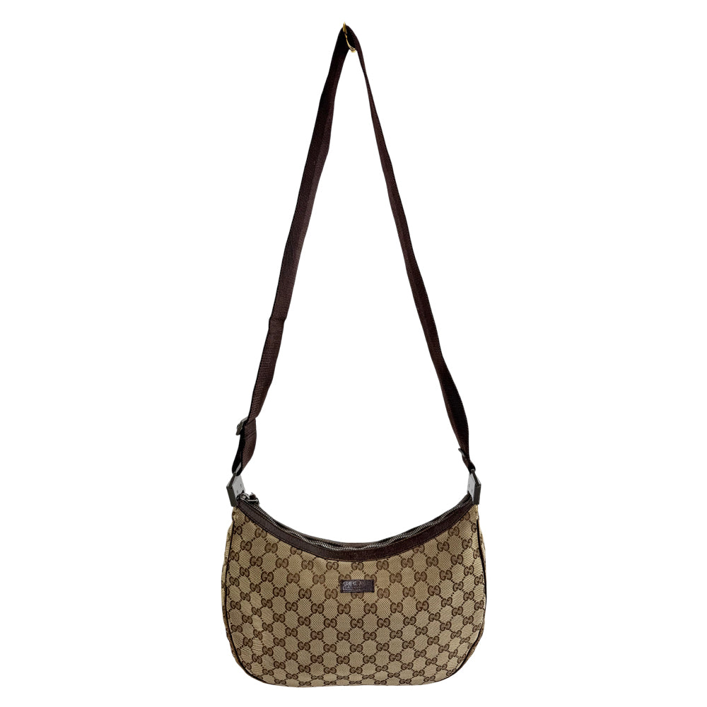 GUCCI GG Canvas Crossbody Shoulder Bag LHQ1601