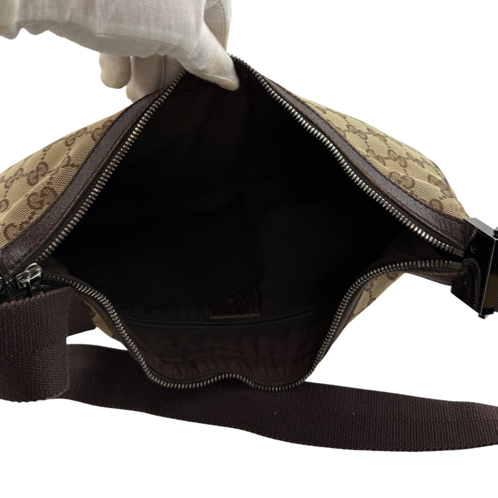 GUCCI GG Canvas Crossbody Shoulder Bag LHQ1601