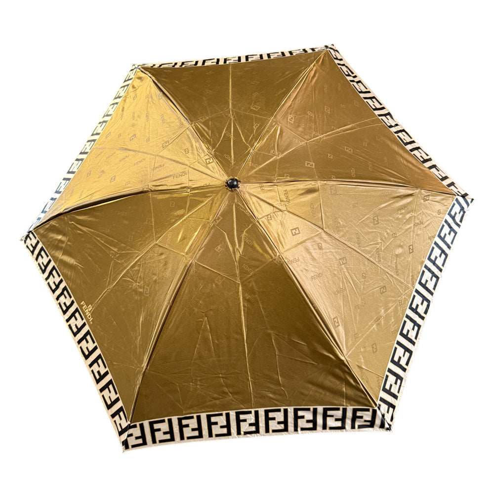 FENDI Brown Folding Umbrella LHQ1602
