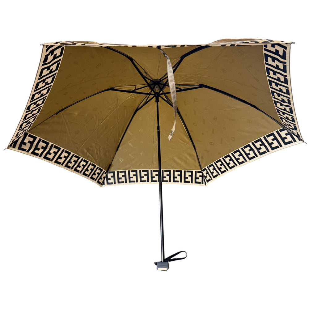 FENDI Brown Folding Umbrella LHQ1602