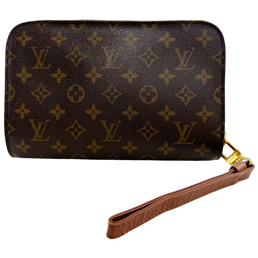 LOUIS VUITTON Monogram Orsay Clutch Pouch Pochette Bag LHQ1607
