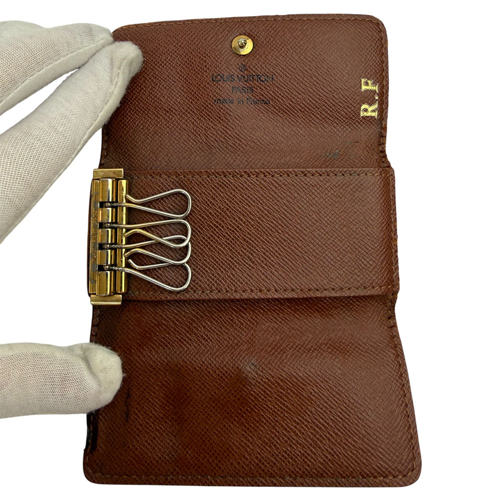 LOUIS VUITTON Monogram 4 Point Keyholder Case LHQ1616