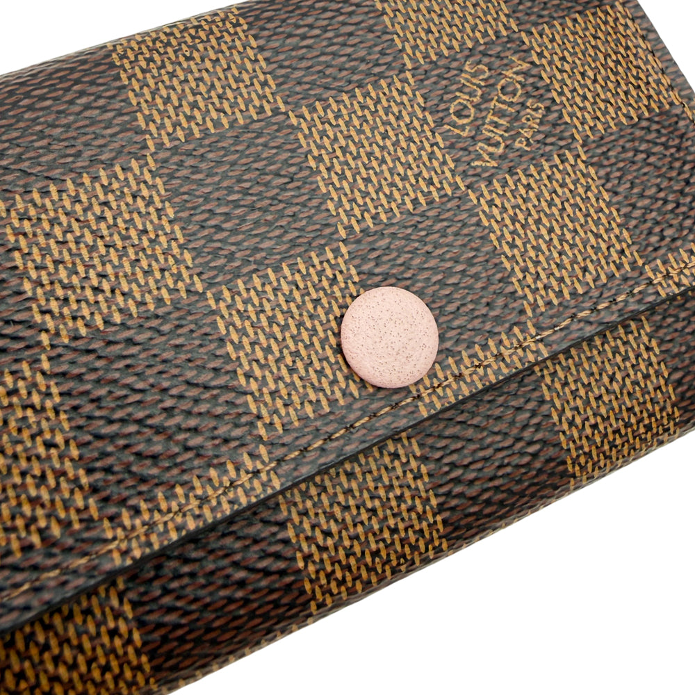 LOUIS VUITTON Damier Ebene 6 Point Keyholder Case LHQ1627