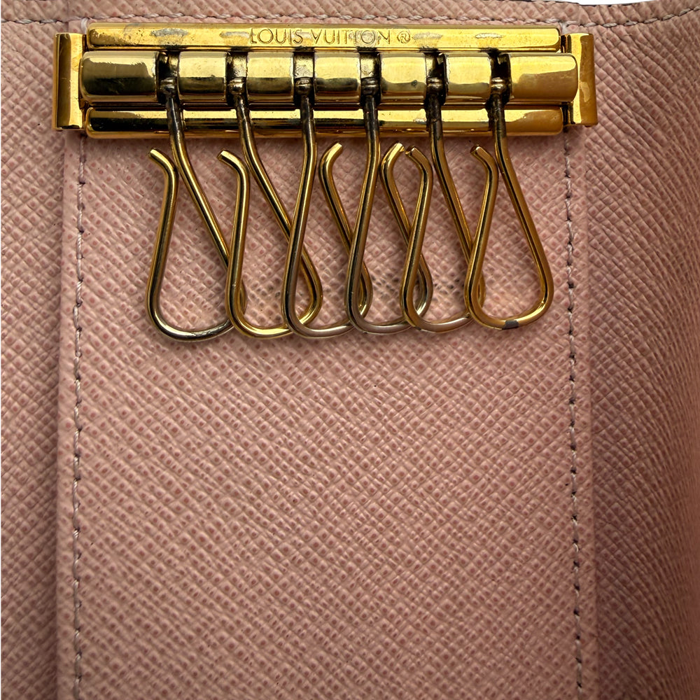LOUIS VUITTON Damier Ebene 6 Point Keyholder Case LHQ1627