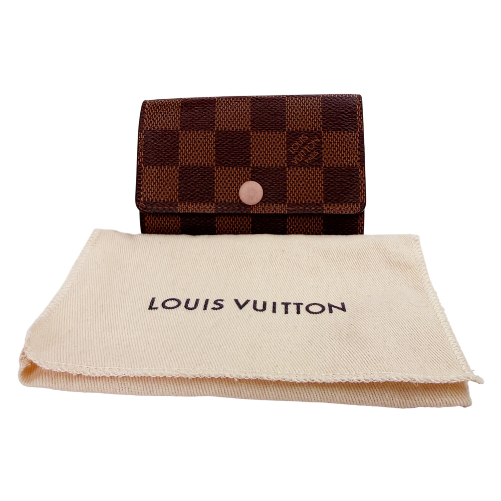 LOUIS VUITTON Damier Ebene 6 Point Keyholder Case LHQ1627