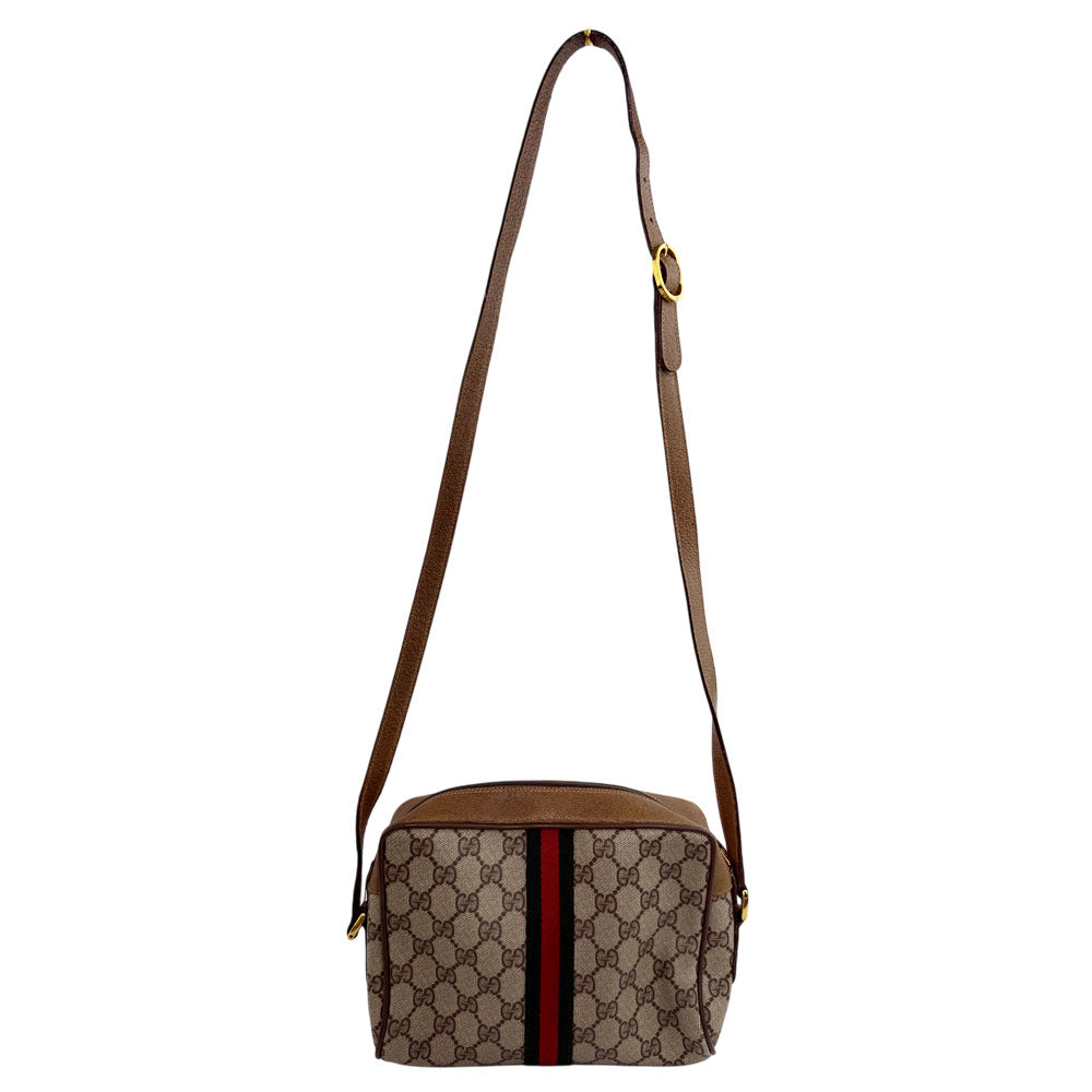 GUCCI GG Supreme Sherry Line Crossbody Shoulder Bag LHQ1632