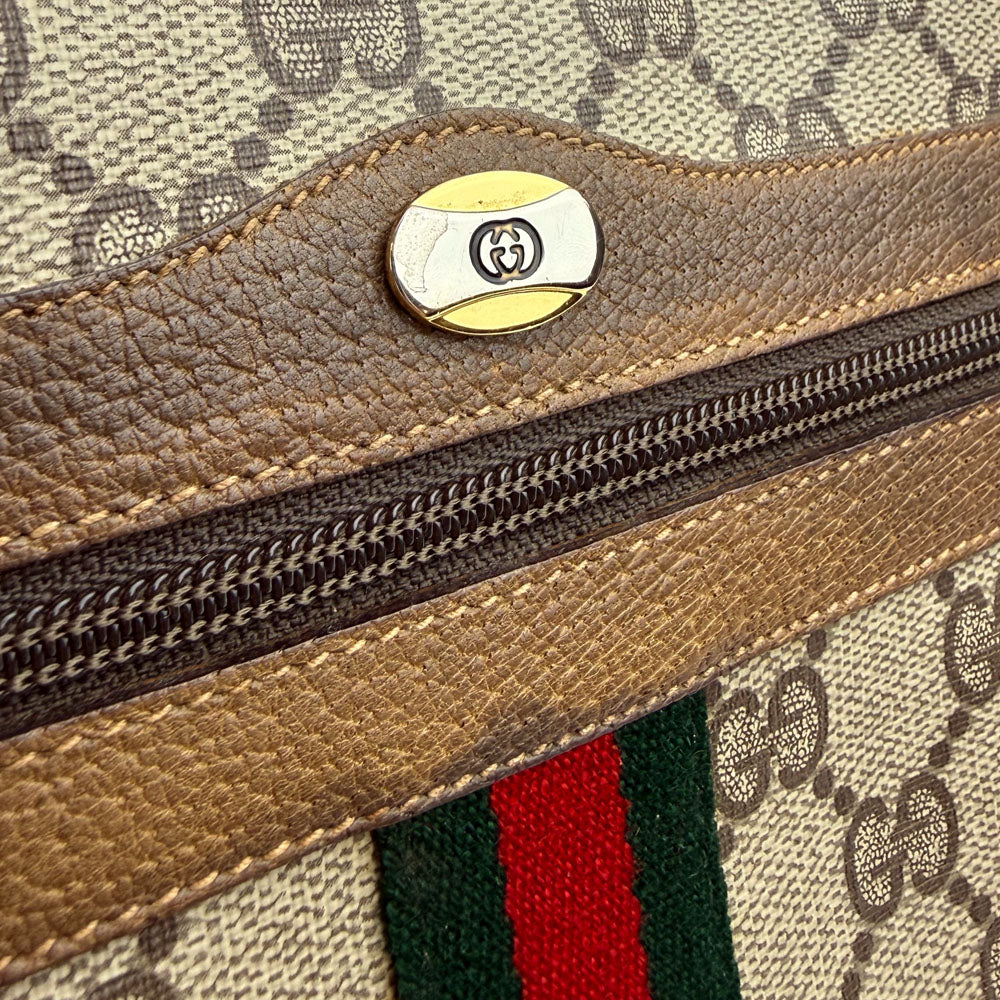 GUCCI GG Supreme Sherry Line Crossbody Shoulder Bag LHQ1632