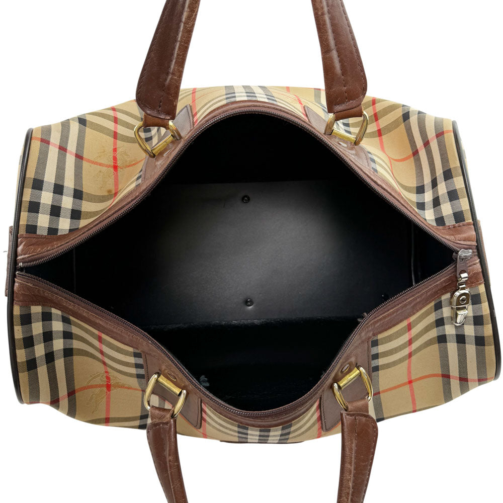 BURBERRY Nova Check Boston Weekend Bag LHQ1635
