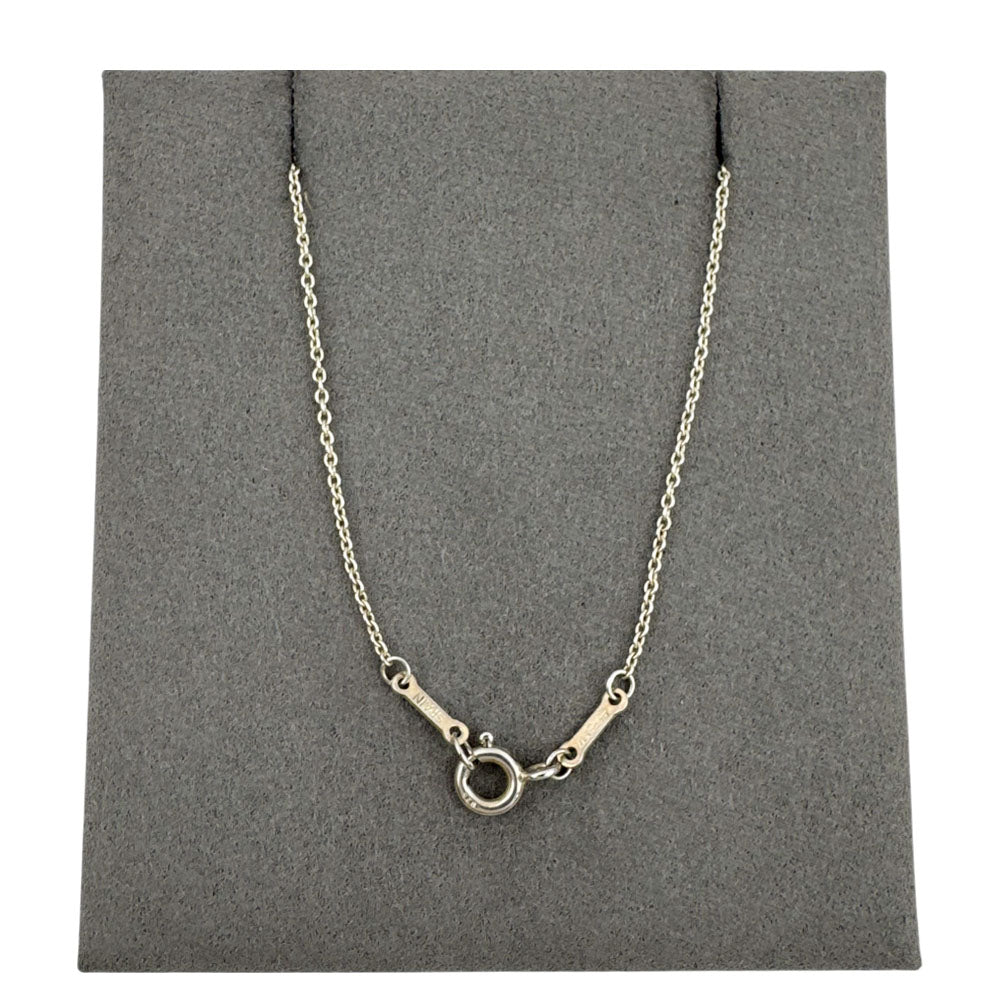 TIFFANY & CO Small Open Heart Silver Necklace LHQ1640