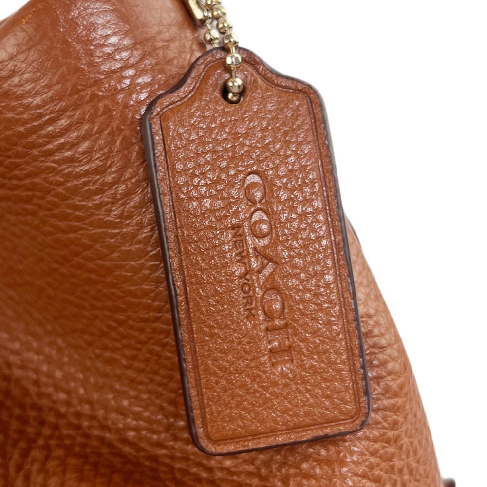 COACH Brown Leather Shoulder Bag LHQ1644