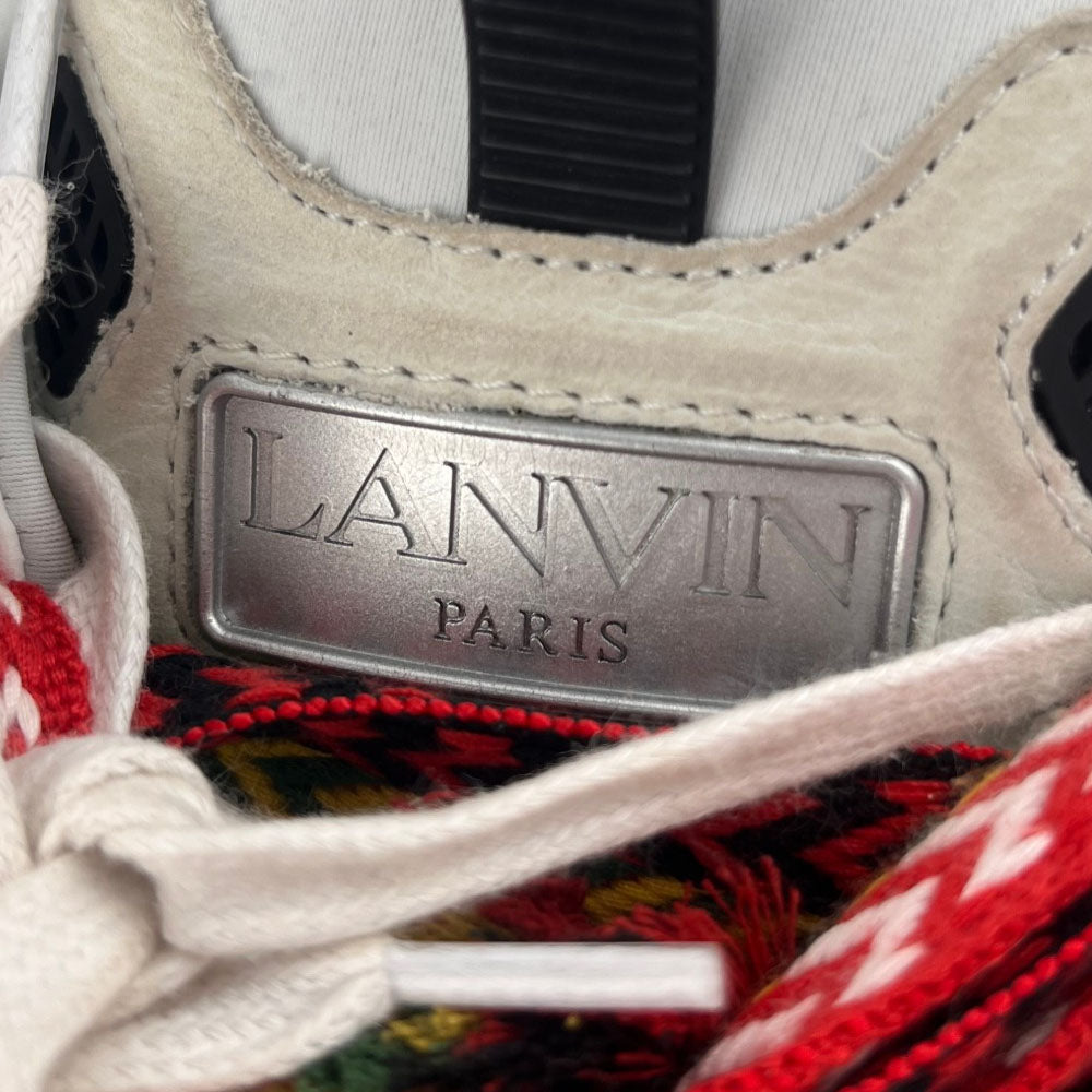 LANVIN Curb Sneakers Size 4 UK LHQ1646