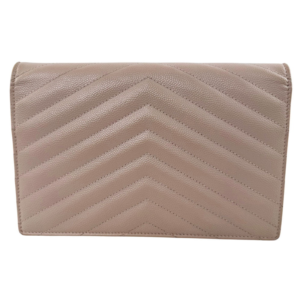 YVES SAINT LAURENT YSL Nude Pink Classic Cassandre WOC Shoulder Bag LHQ1664