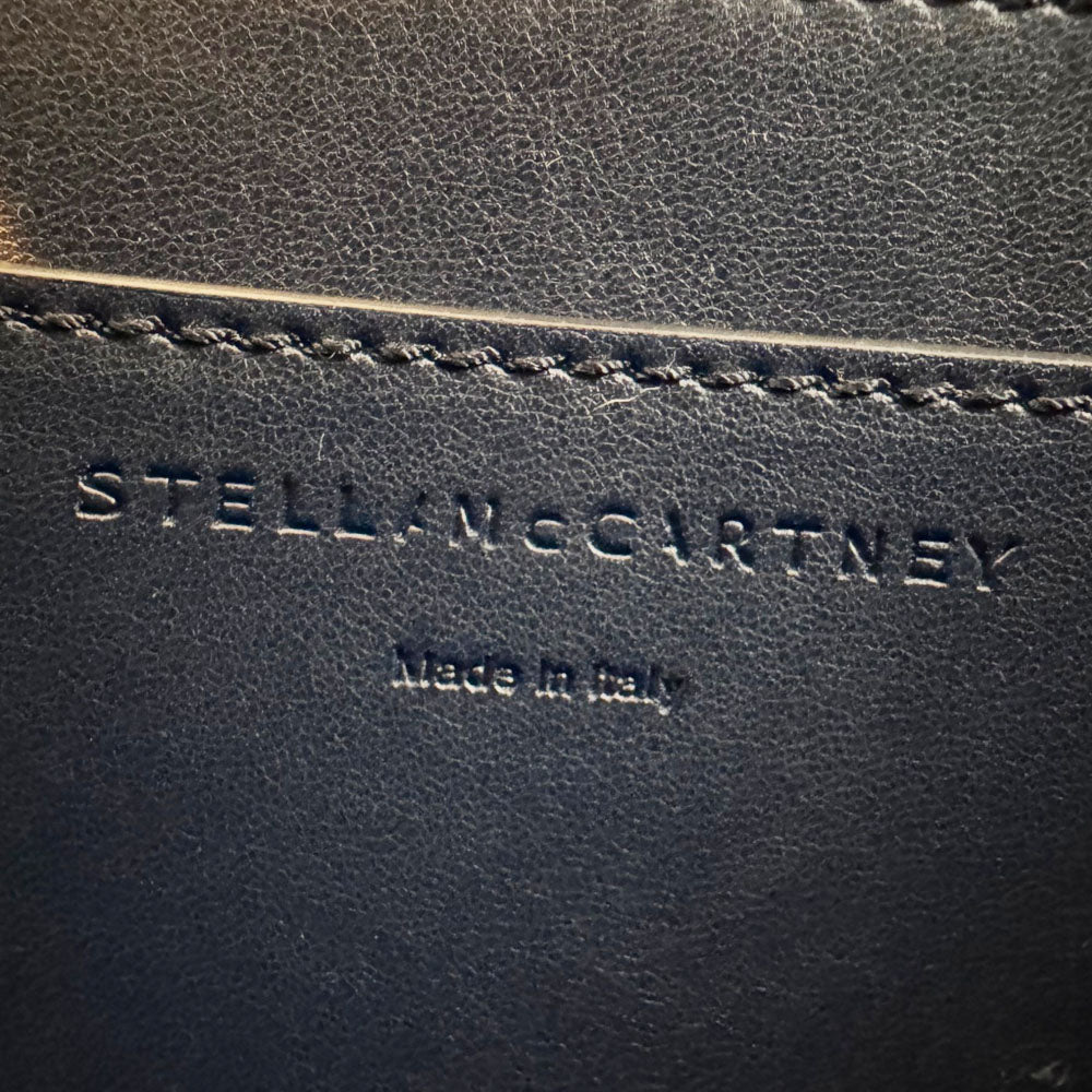 STELLA McCARTNEY Mini Blue Denim Logo Crossbody Shoulder Bag LHQ1669