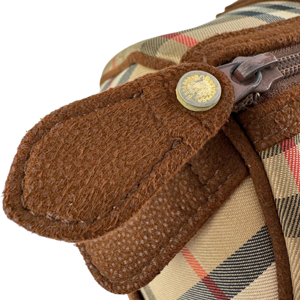 BURBERRY Nova Check Boston Bag LHQ1675