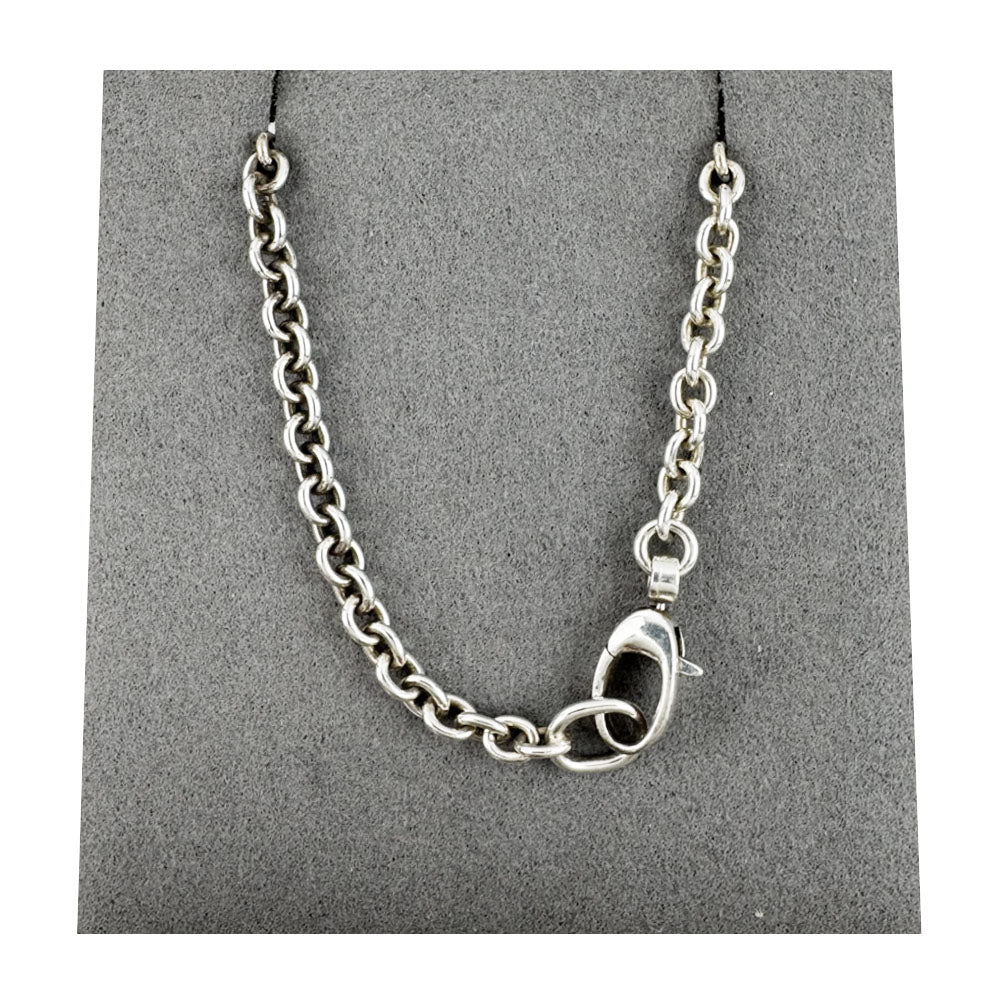 GUCCI Interlocking GG Silver Necklace LHQ1677