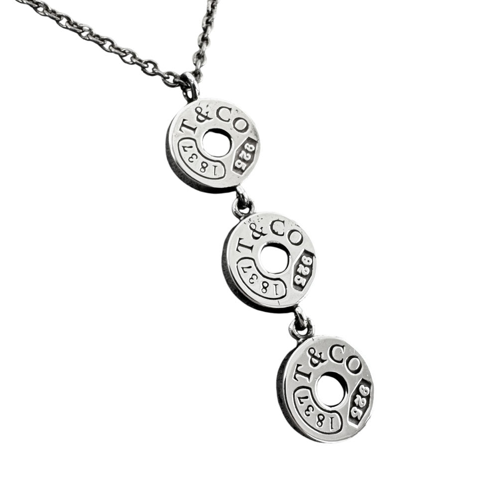 TIFFANY & CO 1837 Triple Circle Necklace LHQ1678