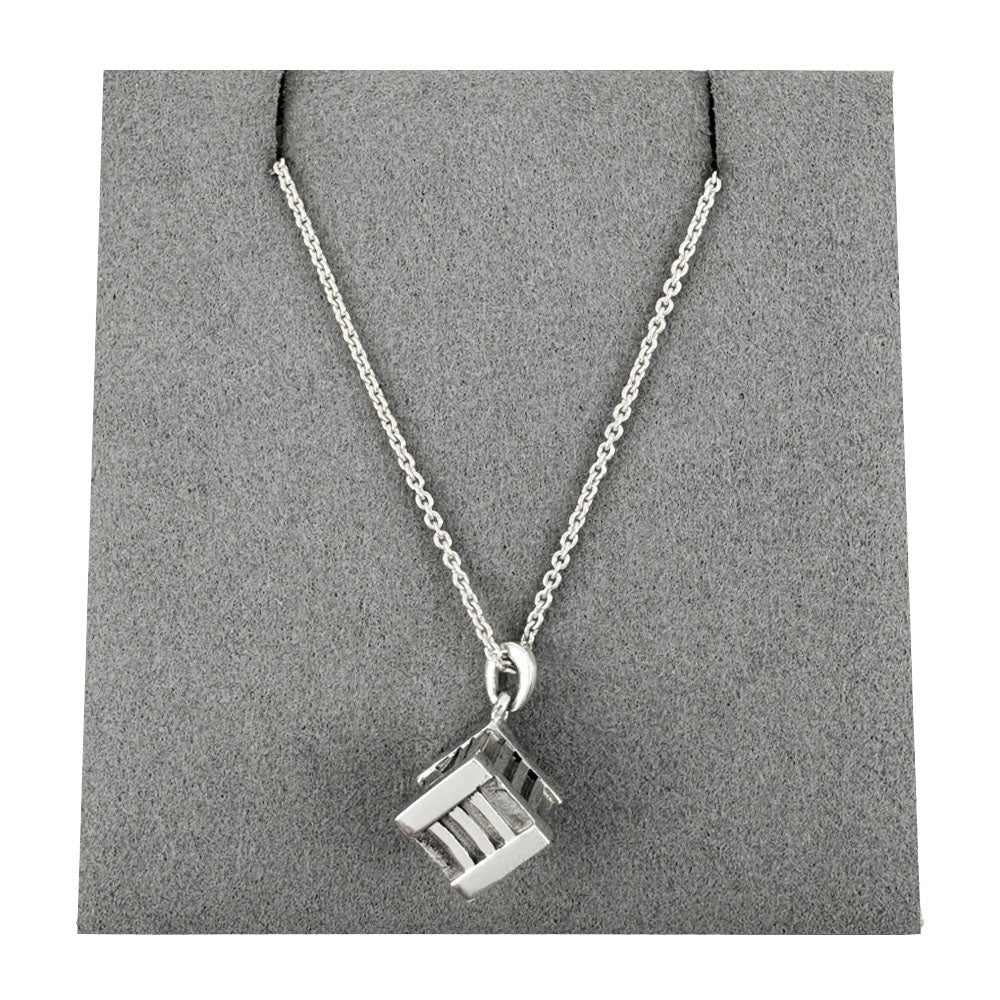 TIFFANY & Co. Atlas Cube Pendant Necklace LHQ1680
