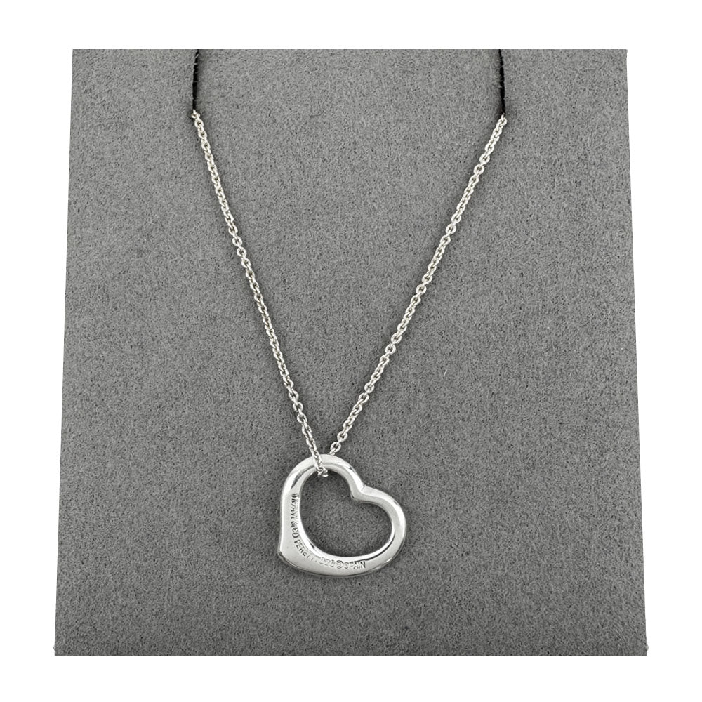 TIFFANY & CO Small Open Heart Necklace LHQ1682