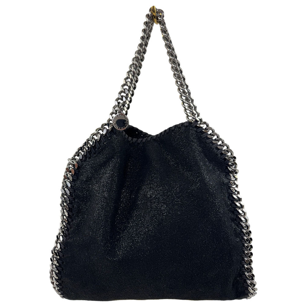 STELLA McCARTNEY Falabella Black Chain Shoulder Bag LHQ1686