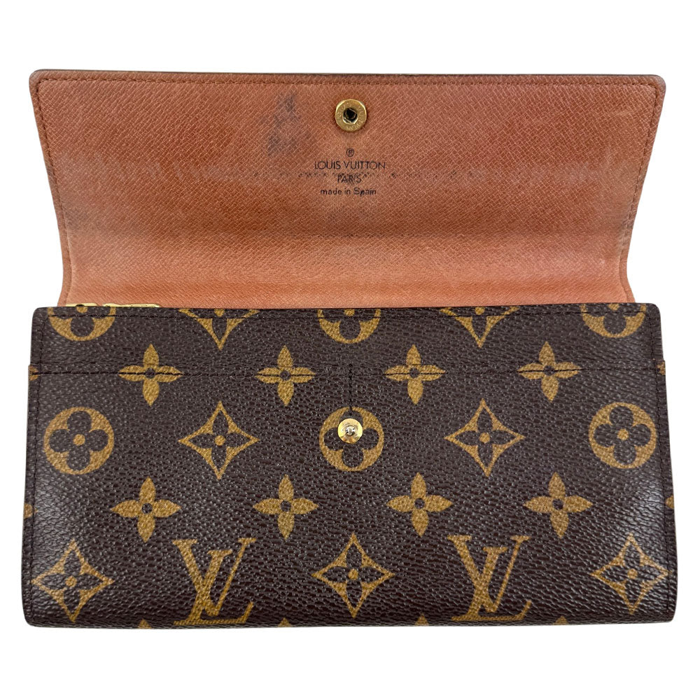 LOUIS VUITTON Monogram Sarah Long Purse LHQ1689