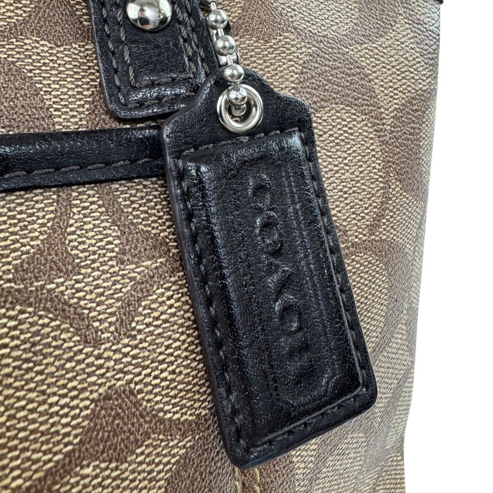COACH Brown Signature Mira Shoulder Bag LHQ1694